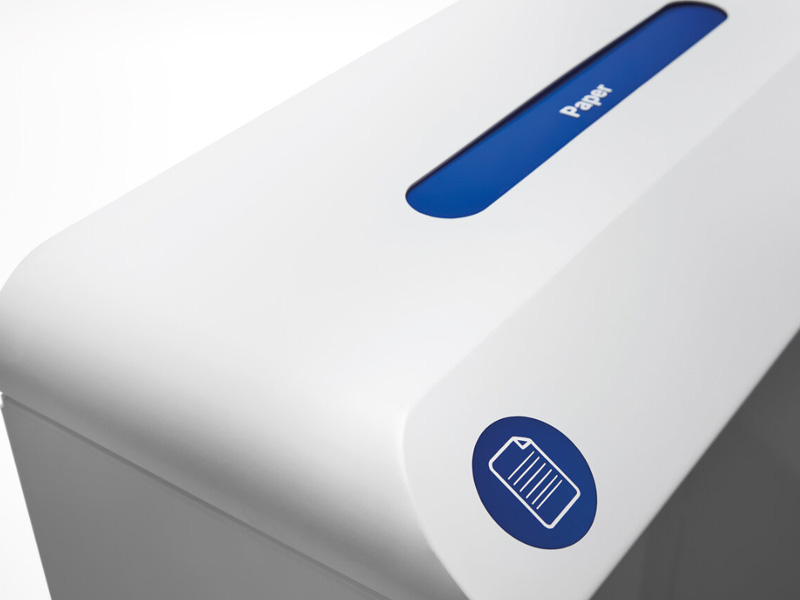 BADEN Recycling Station colour options made of 1.5mm steel with front swing door 2 BADEN Recycling Station colour options made of 1.5mm steel with front swing door - Image 2