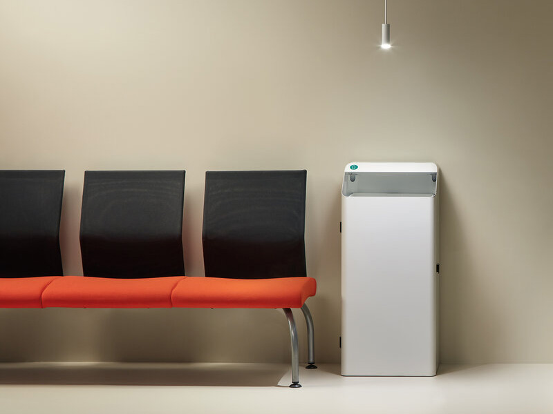 BADEN Recycling Station colour options made of 1.5mm steel with front swing door 4 BADEN Recycling Station colour options made of 1.5mm steel with front swing door - Image 4