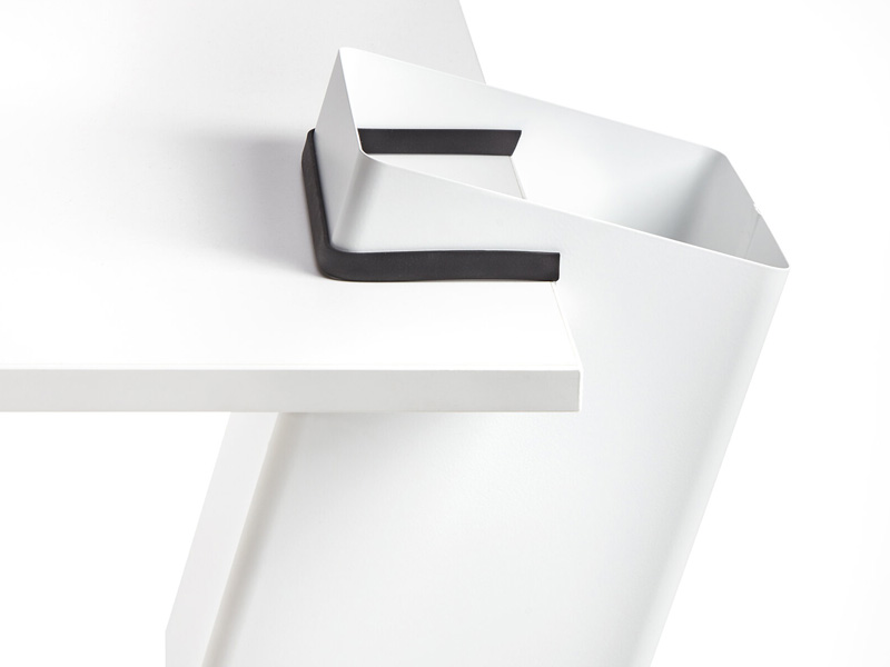 LUGANO Recycling Station, made from 1.2mm steel and can be table/desk mounted 3 LUGANO Recycling Station, made from 1.2mm steel and can be table/desk mounted - Image 3