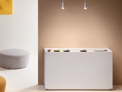 ZELL Recycling Stations, allows to separate three to five types of waste