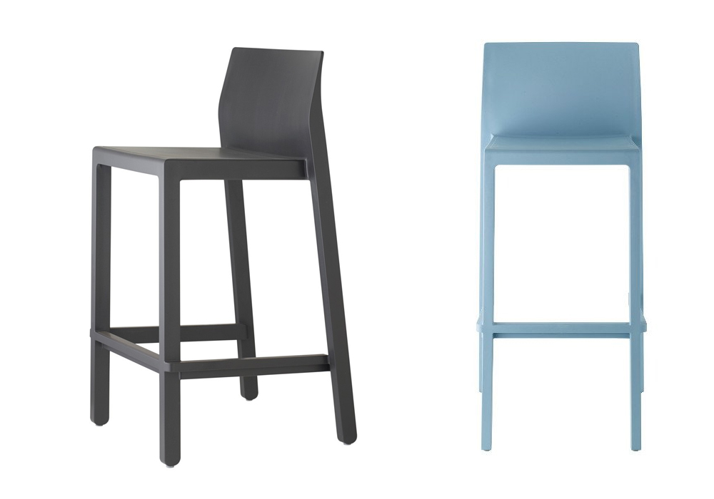 Kate 65 Barstool Out/Indoor Techno polymer 65cm (H) Stackable 2 Heights Colours 4 Kate 65 Barstool Out/Indoor Techno polymer 65cm (H) Stackable 2 Heights Colours - Image 4
