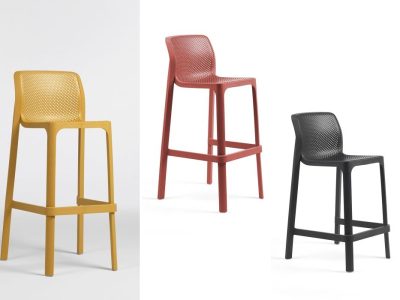 Net Polypropylene One Piece Stool 6 Colours Non Slip Feet Mart Finish Recyclable