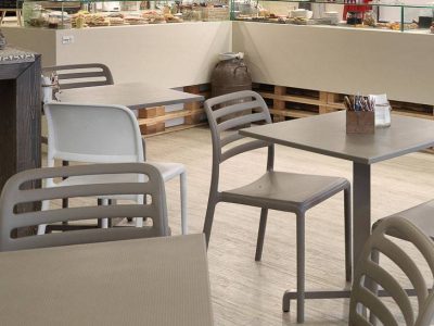 Costa One piece polypropylene chair non-slip feet, Matt Finish, Recyclable.