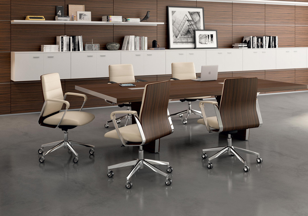 Directa High Back Ergonomic Executive Armchair with Headrest, Aluminium Base 1 Directa High Back Ergonomic Executive Armchair with Headrest, Aluminium Base