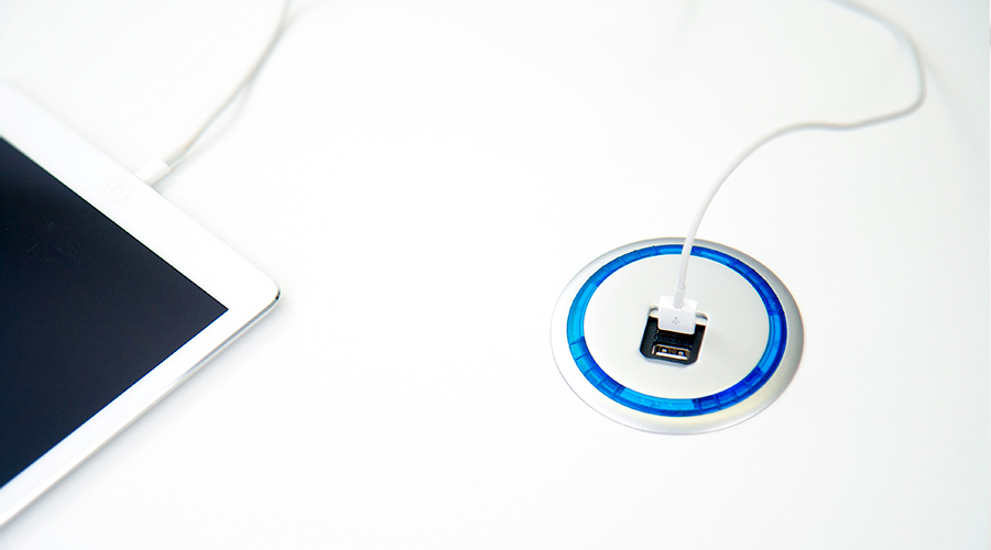 PABLO USB module, easy-fit,silver or gloss black finish, Type A & C USB sockets. 4 PABLO USB module, easy-fit,silver or gloss black finish, Type A & C USB sockets. - Image 4