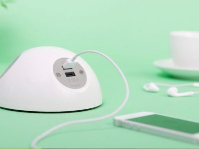 PLUTO Power & USB module fixed or free standing mounting with 360° socket access