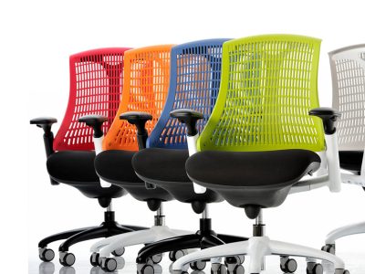 FLEX Task/Operator chair, adjustable arms & Synchro mechanism tension adjustment