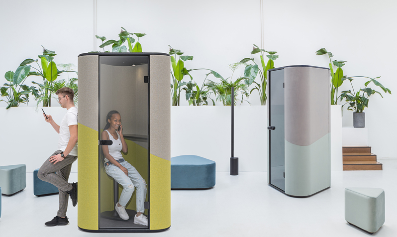 Hana Acoustic Booth High Sound Absorption 2 Point Lighting Automatic Ventilation 2 Hana Acoustic Booth High Sound Absorption 2 Point Lighting Automatic Ventilation - Image 2