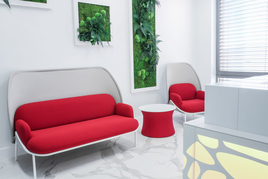 MESH Armchairs & Sofas with an acoustic shield, metal frame and moulded foam cushions 6 MESH Armchairs & Sofas with an acoustic shield, metal frame and moulded foam cushions - Image 6