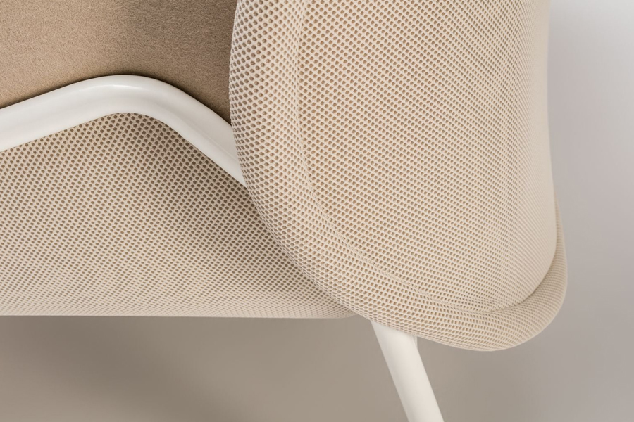 MESH Armchairs & Sofas with an acoustic shield, metal frame and moulded foam cushions 2 MESH Armchairs & Sofas with an acoustic shield, metal frame and moulded foam cushions - Image 2