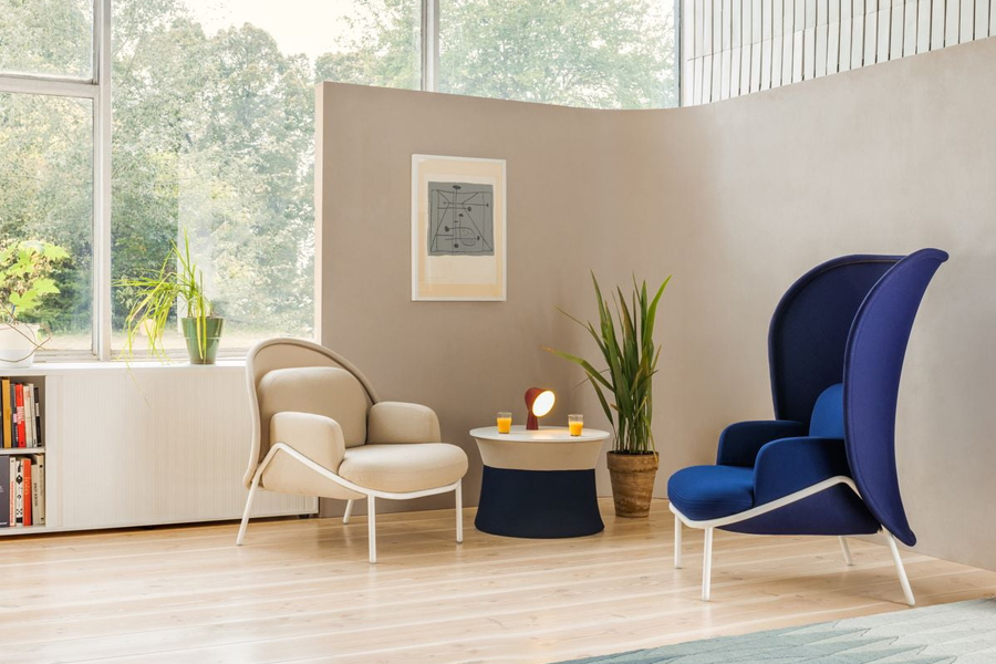 MESH Armchairs & Sofas with an acoustic shield, metal frame and moulded foam cushions 4 MESH Armchairs & Sofas with an acoustic shield, metal frame and moulded foam cushions - Image 4