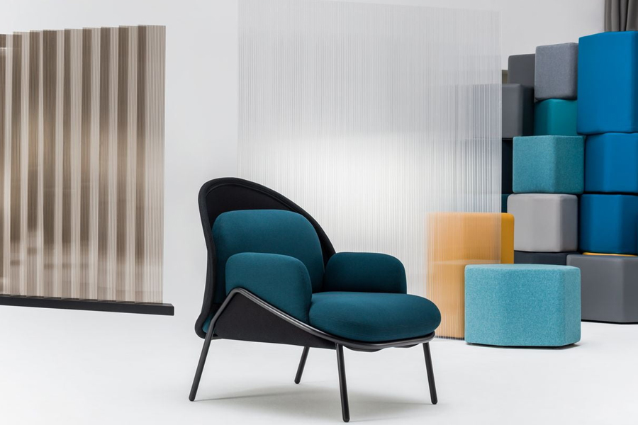 MESH Armchairs & Sofas with an acoustic shield, metal frame and moulded foam cushions 3 MESH Armchairs & Sofas with an acoustic shield, metal frame and moulded foam cushions - Image 3