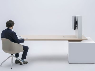 Gravity Multimedia Height Adjustable Desk, Ideal for conference & Meeting Rooms