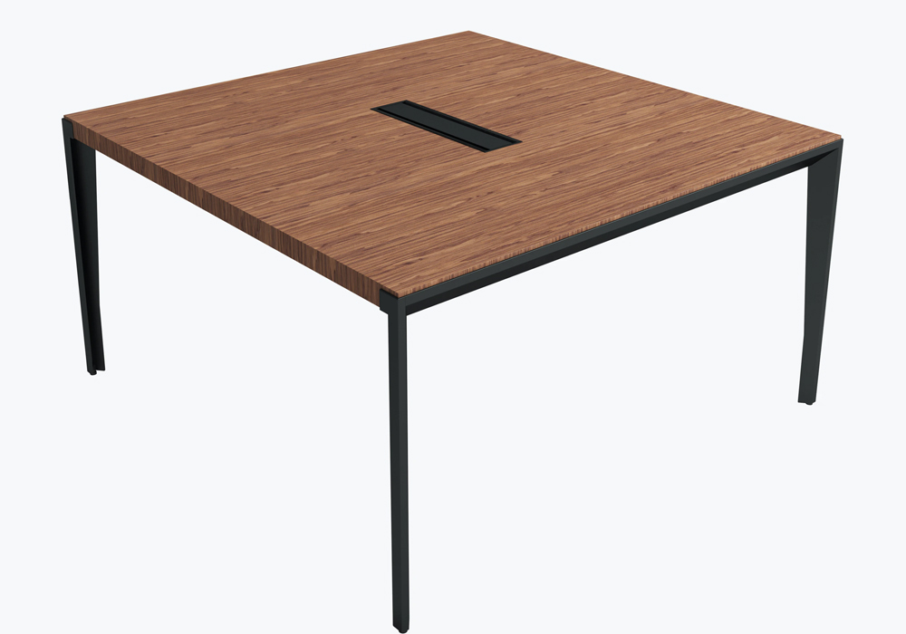 X9 Italian designed Meeting Tables, quality materials, metal, leather, wood finish 6 X9 Italian designed Meeting Tables, quality materials, metal, leather, wood finish - Image 6