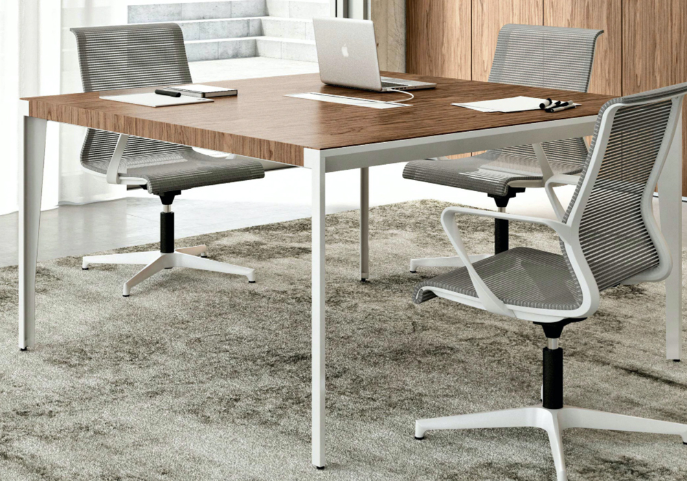 X9 Italian designed Meeting Tables, quality materials, metal, leather, wood finish 7 X9 Italian designed Meeting Tables, quality materials, metal, leather, wood finish - Image 7