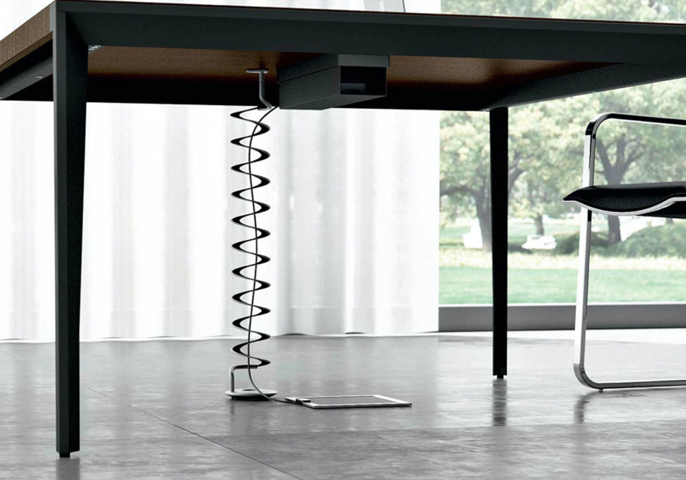 X9 Italian designed Meeting Tables, quality materials, metal, leather, wood finish 8 X9 Italian designed Meeting Tables, quality materials, metal, leather, wood finish - Image 8