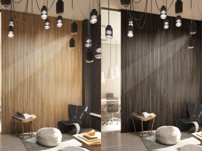 TIMBER ACUPANELS for walls and ceilings, range of finishes, absorbs sounds