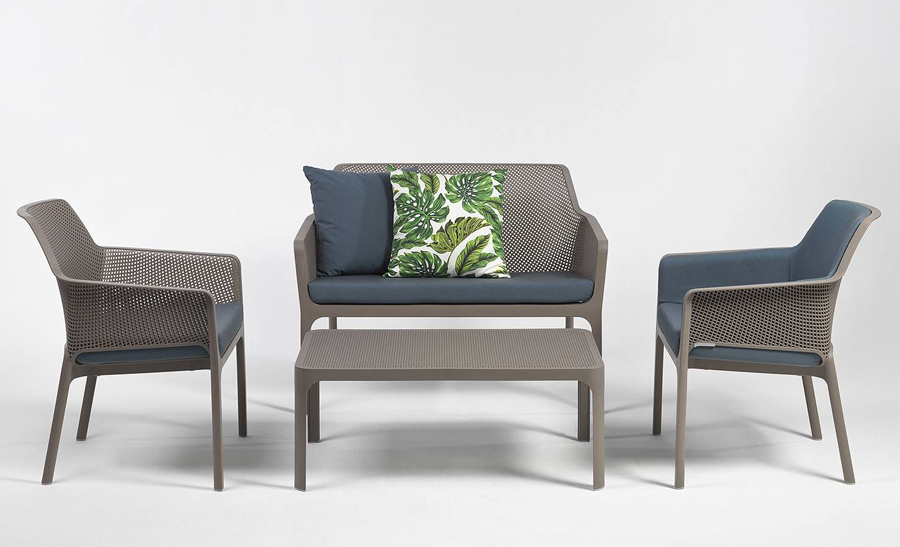 Net Table is made of fiberglass, with square patterns. Indoor and outdoor use 4 Net Table is made of fiberglass, with square patterns. Indoor and outdoor use - Image 4