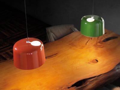 Pendant Lamp, 6 Pottery Shade Colours, Ideal for Hospitality & Business Settings