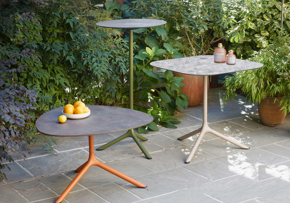 Tripe 3 Spoke Support Flexible Table, Aluminium Base, Multiple Options Available 1 Tripe 3 Spoke Support Flexible Table, Aluminium Base, Multiple Options Available