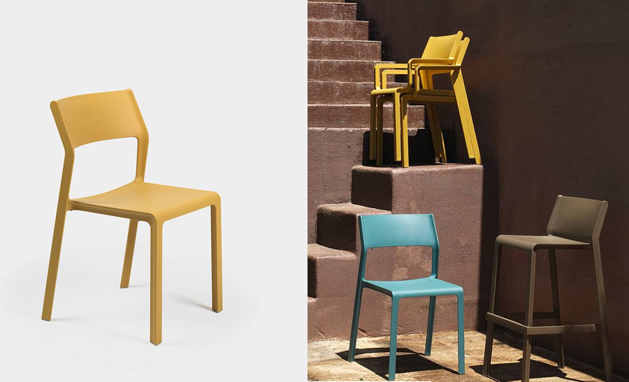 Trill Polypropylene Chair With/Without Arms, Non Slip Feet, Matt, Recyclable. 2 Trill Polypropylene Chair With/Without Arms, Non Slip Feet, Matt, Recyclable. - Image 2