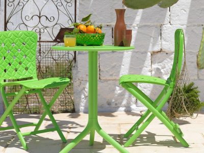 Zac Folding Chair Polypropylene without Arms Non Slip Feet Matt Finish Recyclable