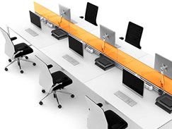 Acrylic Desk Mounted Screen