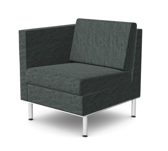 Kleiber Platinum Modular Soft Seating Single Seater with Left or Right Armrest 1 Kleiber-Platinum-Modular-Soft-Seating-Single