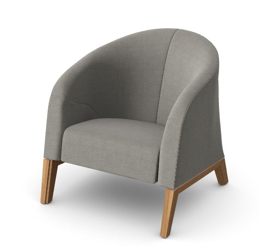 Mula Armchair with Wooden Legs 1 Mula-Armchair-with-Wooden-Legs