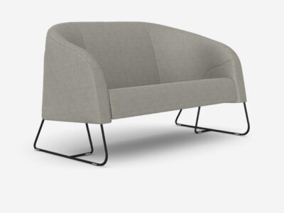 Mula 2 Seater Sofa with Cantilever Base