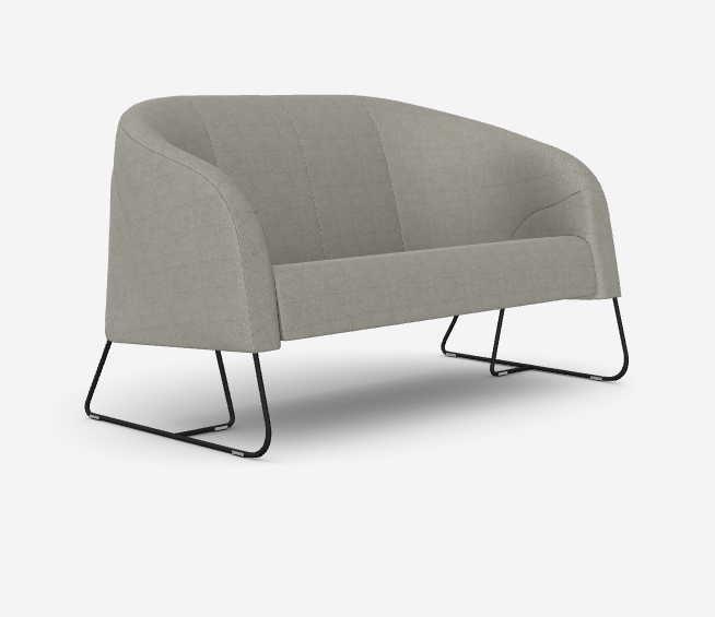 Mula 2 Seater Sofa with Cantilever Base 1 Mula 2 Seater Sofa with Cantilever Base