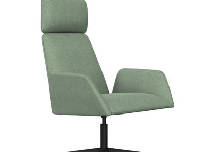 Manta Lounge Armchair With Black 4 Star Base