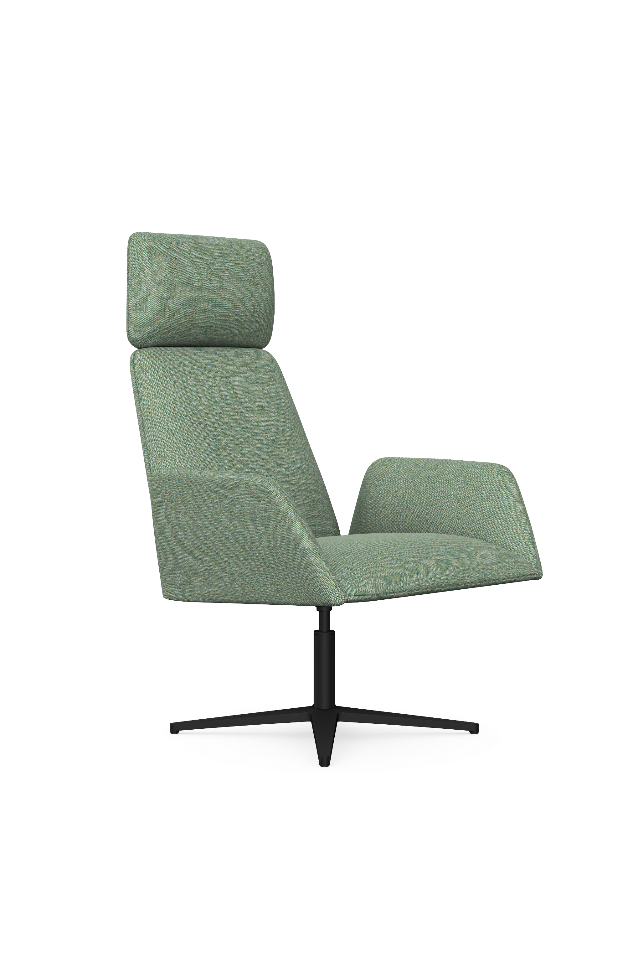 Manta Lounge Armchair With Black 4 Star Base 1 Manta Lounge Armchair With Black 4 Star Base