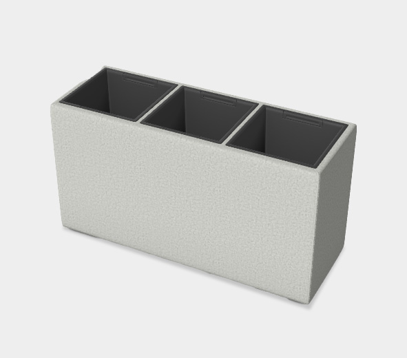 Floris - DN31 - Upholstered Planter Box 1 Floris-DN31Planter