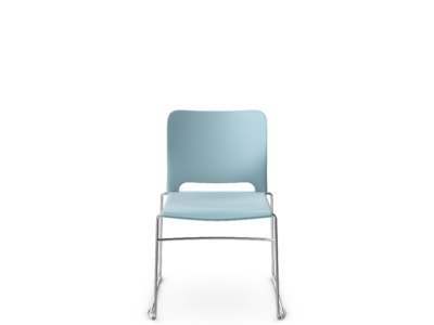 KB-ONDA-PL Plastic Chair With Optional Left Or Right Table