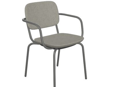 Normo - 4-Legged Fully Recycled Meeting Chair With Optional Arms