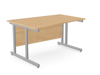 Ashford Metal Twin Leg Wave Single Office Desk