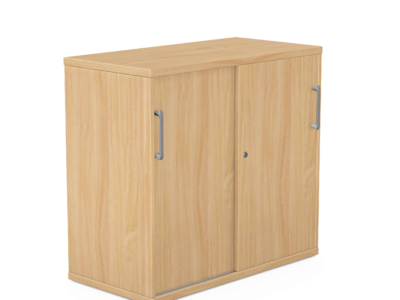 Desk High Storage Cabinets A-20 With Sliding Door