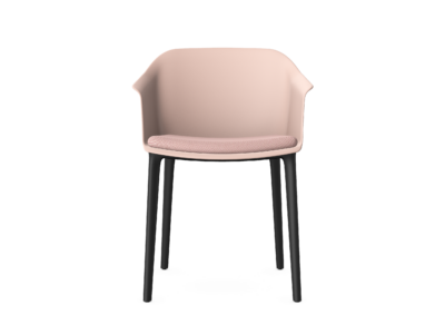 CAPTURE - 4 Black Nylon Legs Conference / Meeting Chairs Nylon 4 leg base in black