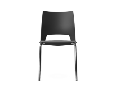 SENSOR Canteen or Conference Room Chair with 4 Metal Legs