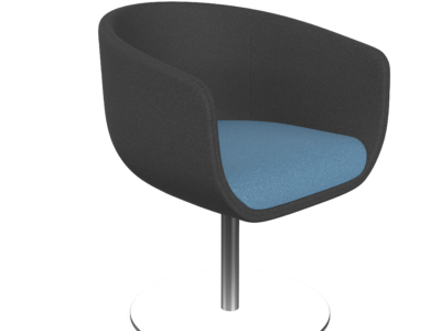 Nu Swivel Round Base Armchair - Model 20R