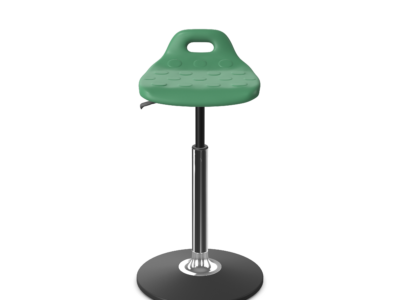 KH-LAB-TILT Height Adjustable Sit-Stand Stool with Round Base