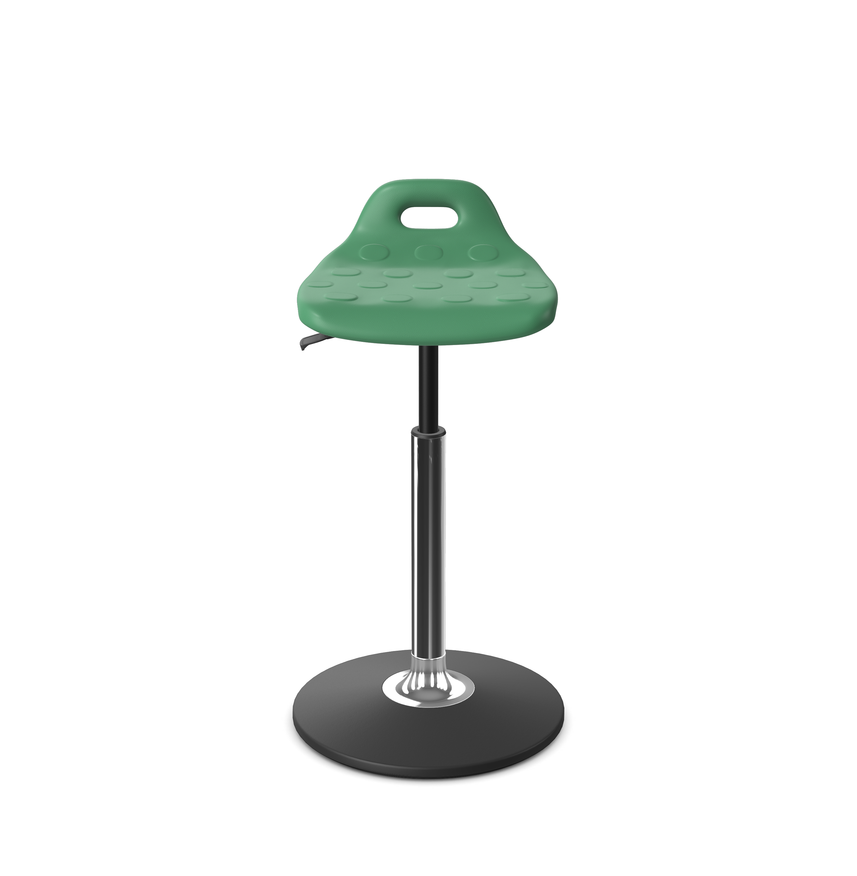 KH-LAB-TILT Height Adjustable Sit-Stand Stool with Round Base 1 KH-LAB-TILT Height Adjustable Sit-Stand Stool with Round Base