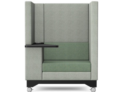 ELEMENT MOVE - Highback Sofa with Work Area and Locking Castors