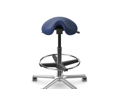 KH-SELLA Height Adjustable Saddle Shape Stool