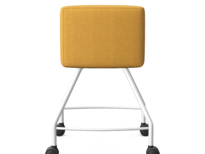 PIX Mobile Medium Stool with Four Legs for Office Areas