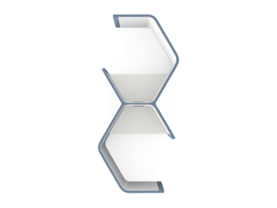 STUDIO WORK - Booth Configuration 5, With Desk Tops