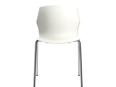 DIFFUSE - Polypropylene Chair, 4 Metal Legs