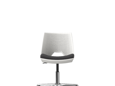 KB-STRIKE-PL / BS-GERMANY Plastic Office Chair With Black Or Chromed Column And Choice Of Castors