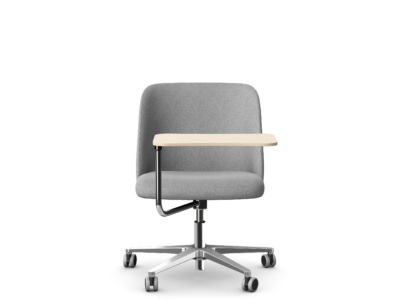 KB-NOMA / BS-FINLANDIA, Stylish Soft Chair with an Attached Table